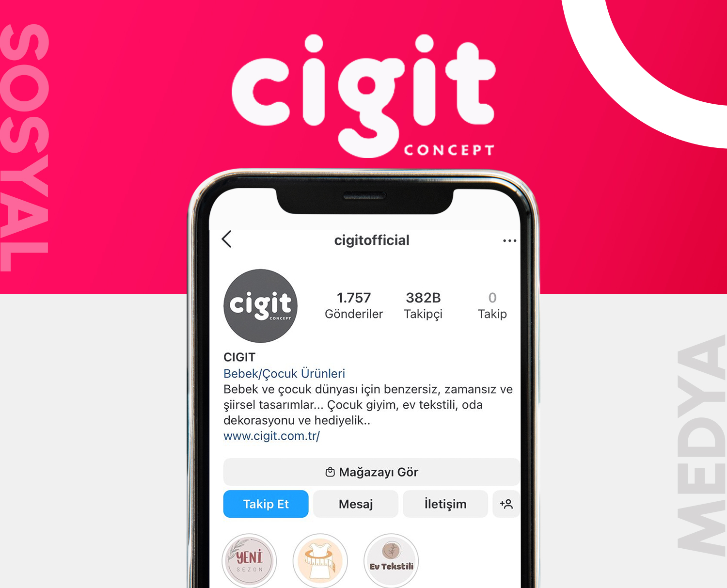 cigit – sosyal medya post tasarımları