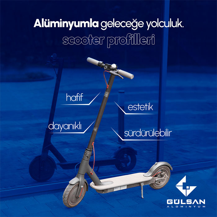 gulsan aluminyum scooter svg+xml;charset=utf