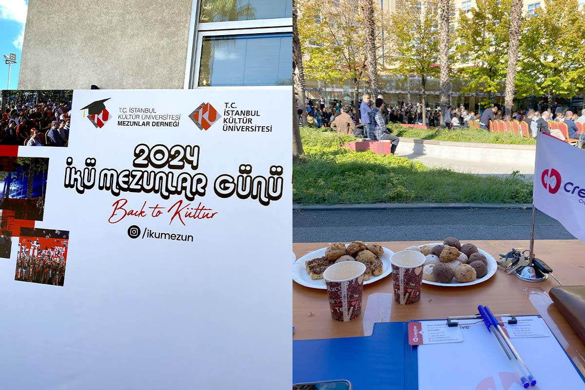 i̇stanbul kültür üniversitesi etkinliğinde stand açtık! 3 back to kültür