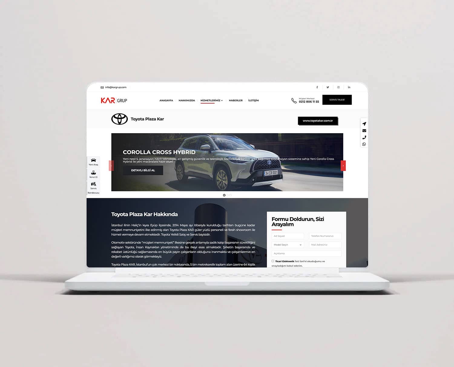 kargrup.com otomotiv ( ux / ui web tasarım projesi )