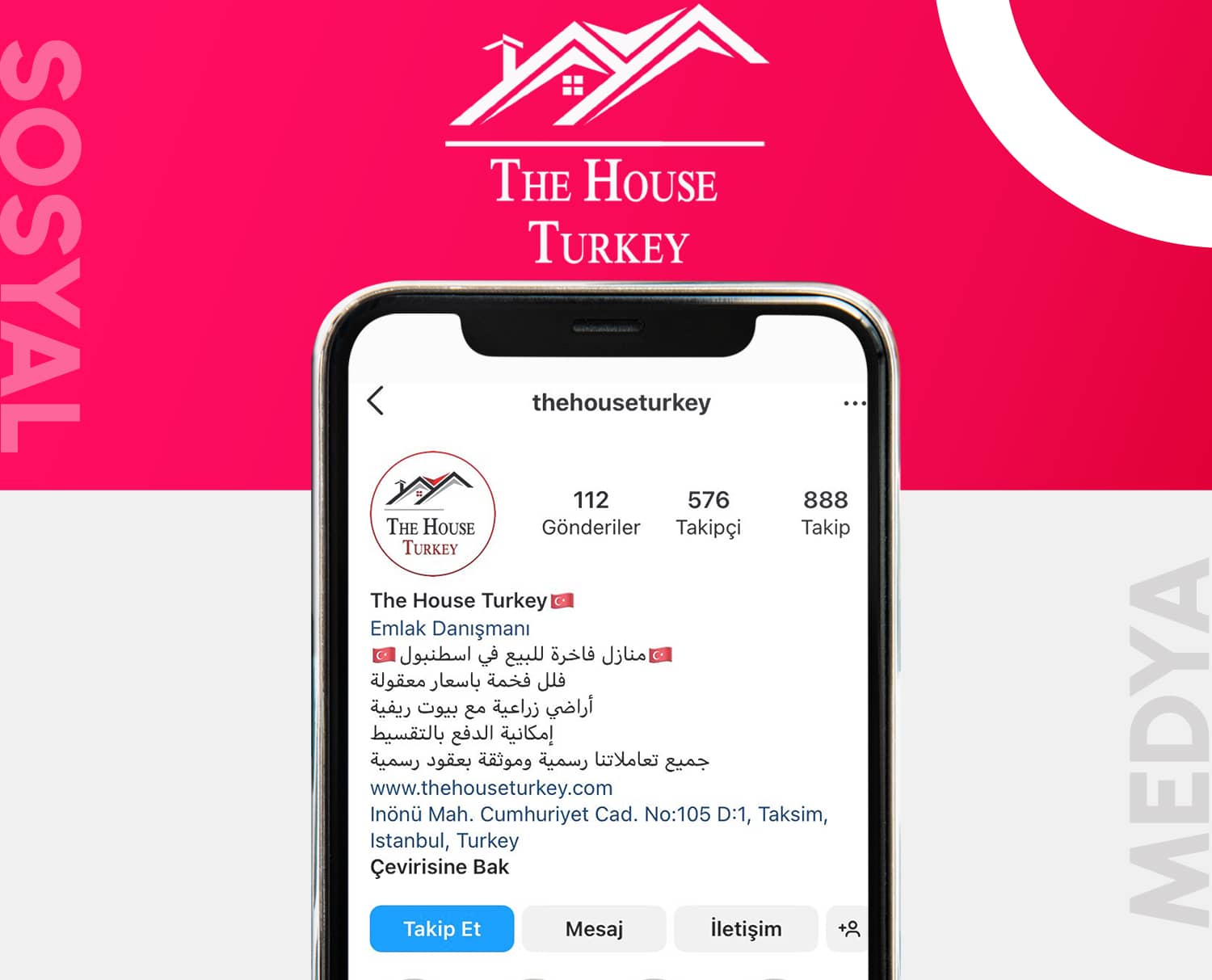 the house turkey – sosyal medya danışmanlığı