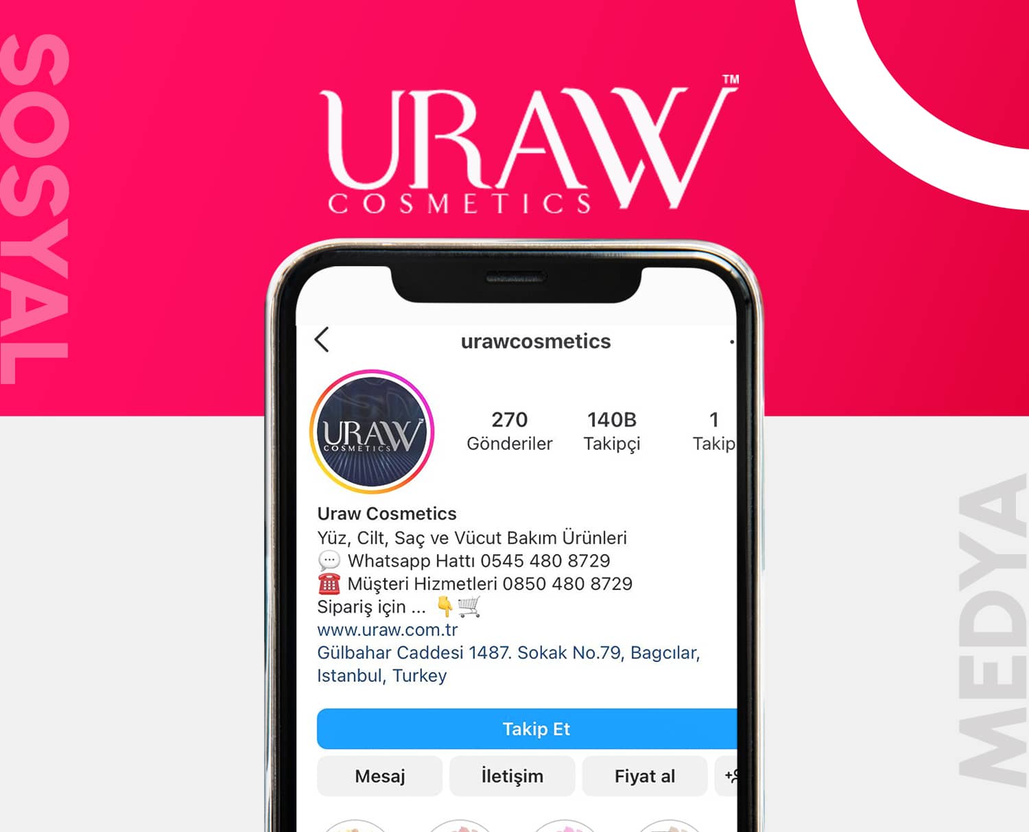 uraw – sosyal medya post tasarımları