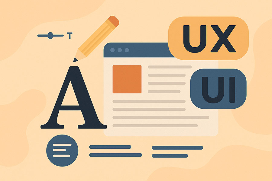 ux ve ui performansını artıran tipografi seçimleri: yazılımcı ve tasarımcılar i̇çin rehber 1 ux tasarımında tipografi kullanımı ve görsel hiyerarşiyi gösteren örnek